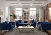 AMANDA Luxury Chesterfield Sofa – Royal Blue