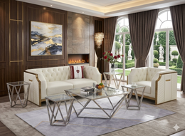 CT-AC1106 | Crystal Glass Coffee Table