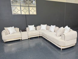 Sofa YP8167 Beige Modular Corner Lounge Suite