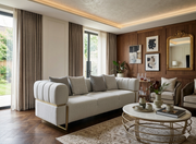 YP8121 3+2 Elegant  Seater Sofa Set — Luxury in Gray