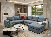 COLOC Fabric Corner Sofa – Grey