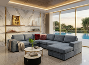 COLOC Fabric Corner Sofa – Grey