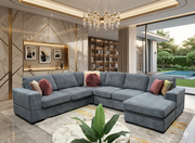 COLOC Fabric Corner Sofa – Grey